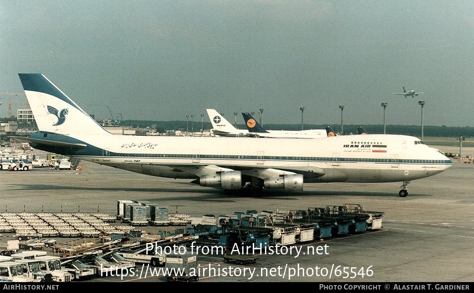 Aircraft Photo of EP-IAG | Boeing 747-286BM | Iran Air | AirHistory.net ...