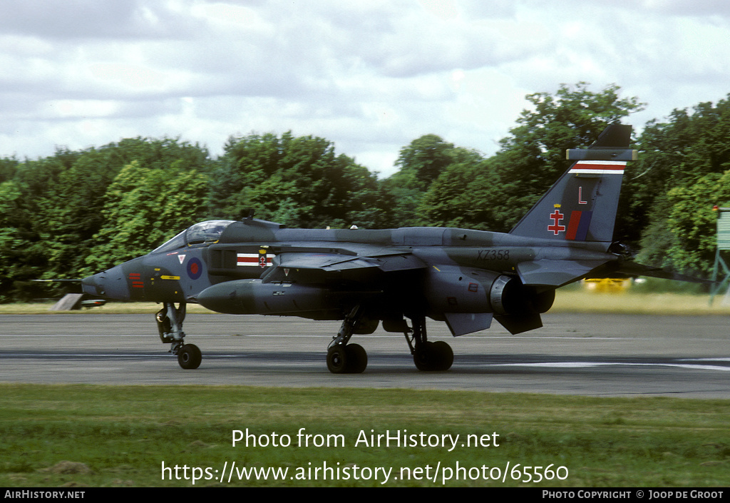 Aircraft Photo of XZ358 | Sepecat Jaguar GR1A | UK - Air Force | AirHistory.net #65560