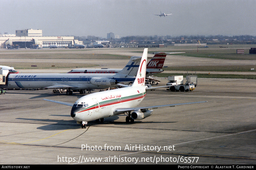 Aircraft Photo of CN-RMI | Boeing 737-2B6/Adv | Royal Air Maroc - RAM | AirHistory.net #65577