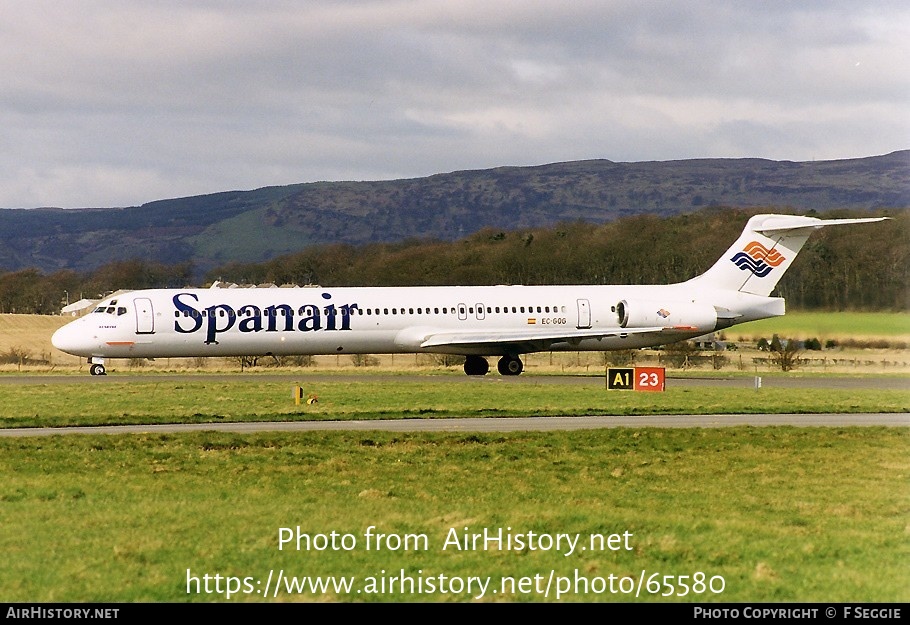 Aircraft Photo of EC-GQG | McDonnell Douglas MD-83 (DC-9-83) | Spanair | AirHistory.net #65580