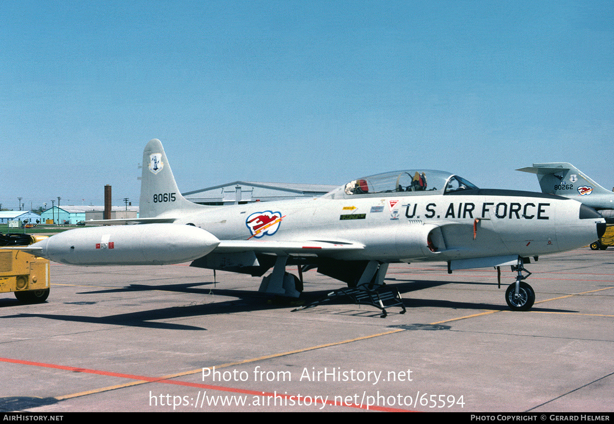 Aircraft Photo of 58-0615 / 80615 | Lockheed T-33A | USA - Air Force | AirHistory.net #65594