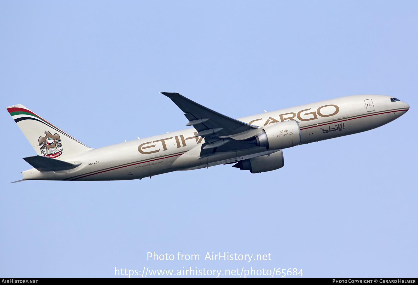 Aircraft Photo of A6-DDB | Boeing 777-FFX | Etihad Airways Cargo | AirHistory.net #65684