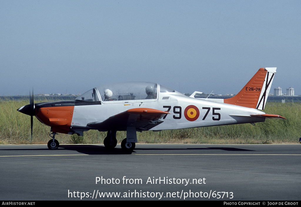 Aircraft Photo of E26-28 | CASA T-35C Tamiz (ECH-51) | Spain - Air Force | AirHistory.net #65713