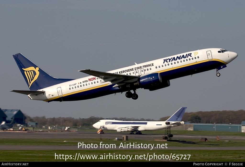 Aircraft Photo of EI-CSF | Boeing 737-8AS | Ryanair | AirHistory.net #65727