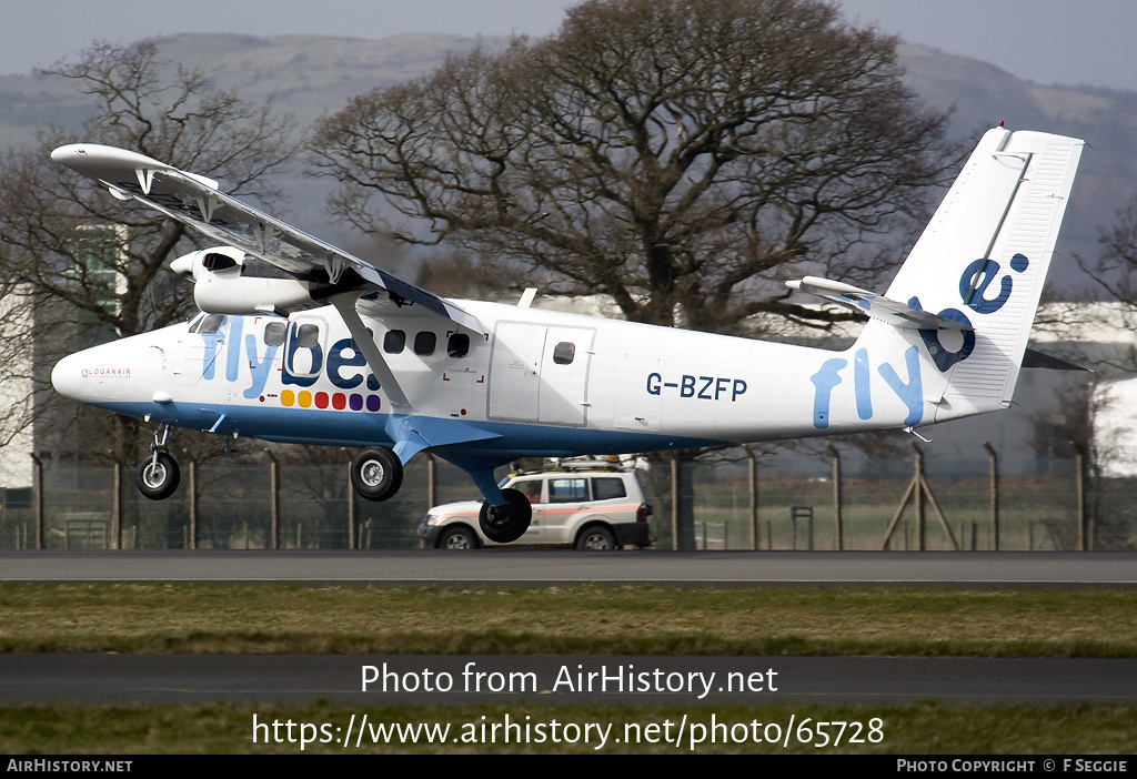 Aircraft Photo of G-BZFP | De Havilland Canada DHC-6-300 Twin Otter | Flybe | AirHistory.net #65728