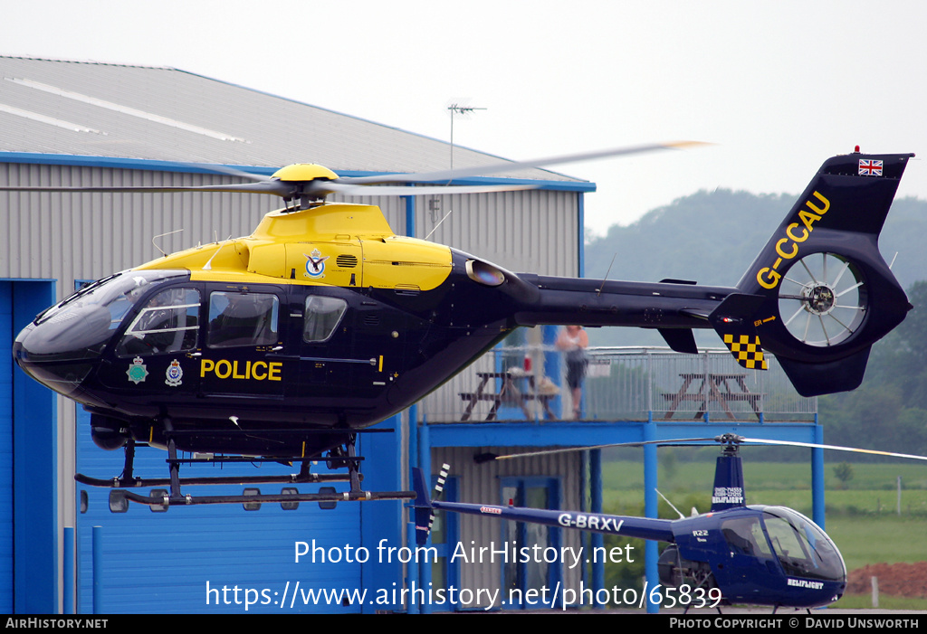 Aircraft Photo of G-CCAU | Eurocopter EC-135T-1 | Police | AirHistory.net #65839