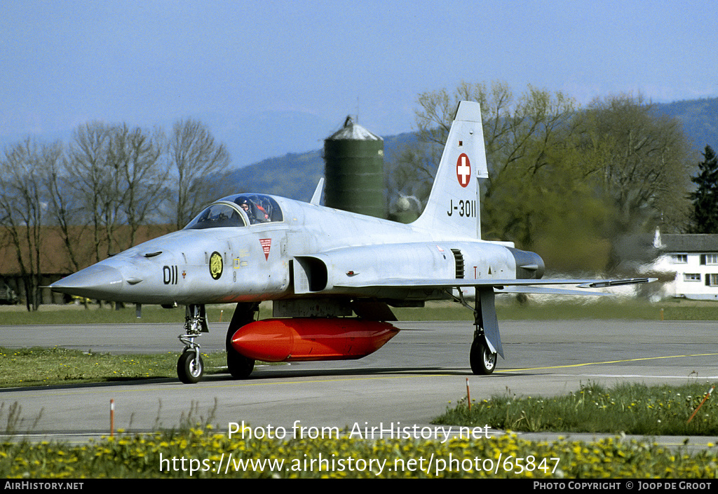 Aircraft Photo of J-3011 | Northrop F-5E Tiger II | Switzerland - Air Force | AirHistory.net #65847