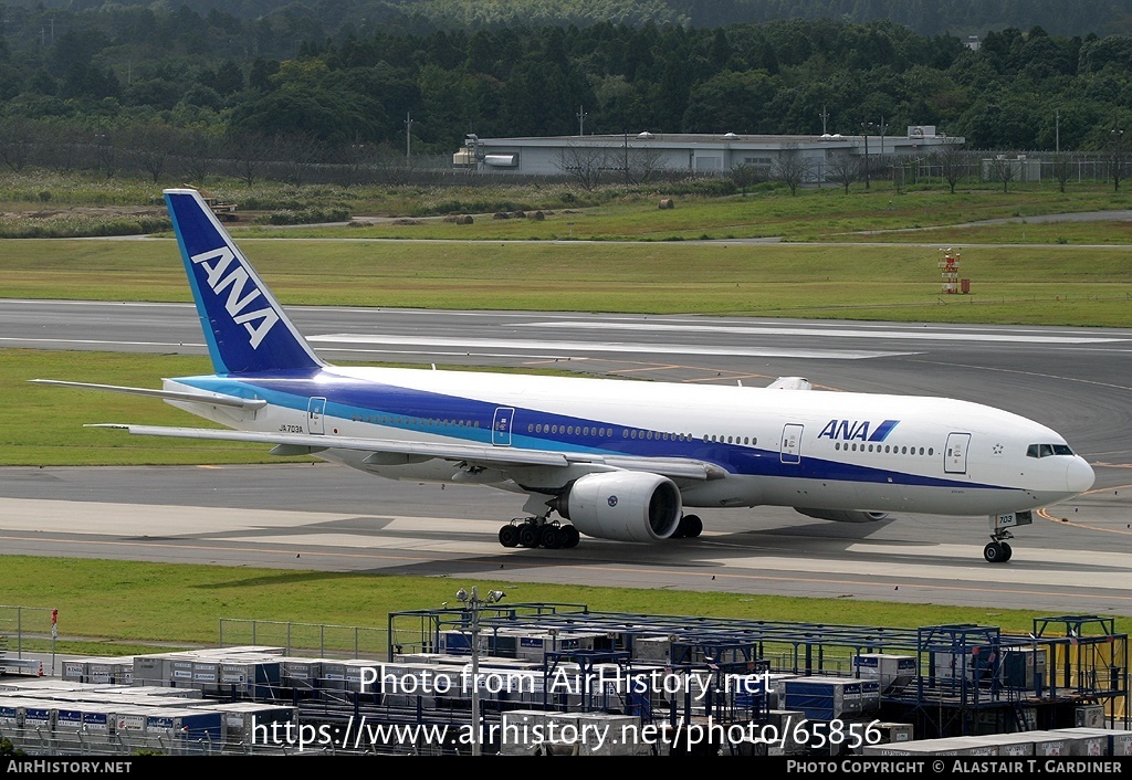 Aircraft Photo of JA703A | Boeing 777-281 | All Nippon Airways - ANA | AirHistory.net #65856