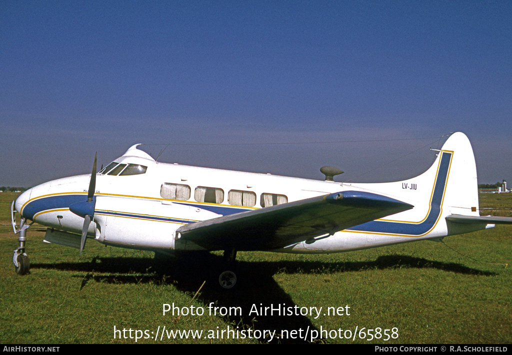 Aircraft Photo of LV-JIU | De Havilland D.H. 104 Dove 2 | AirHistory.net #65858