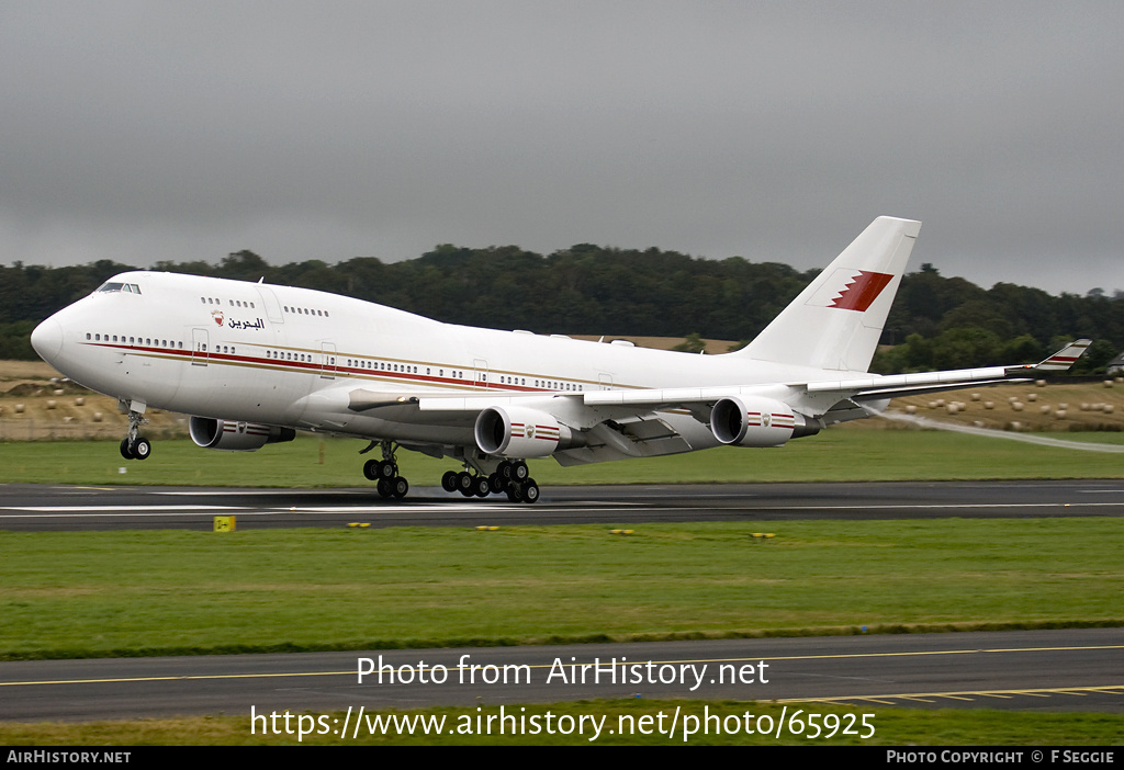 Aircraft Photo of A9C-HMK | Boeing 747-4P8 | Bahrain Royal Flight | AirHistory.net #65925