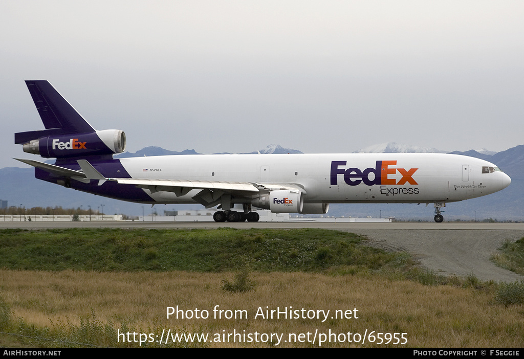 Aircraft Photo of N526FE | McDonnell Douglas MD-11/F | FedEx Express - Federal Express | AirHistory.net #65955