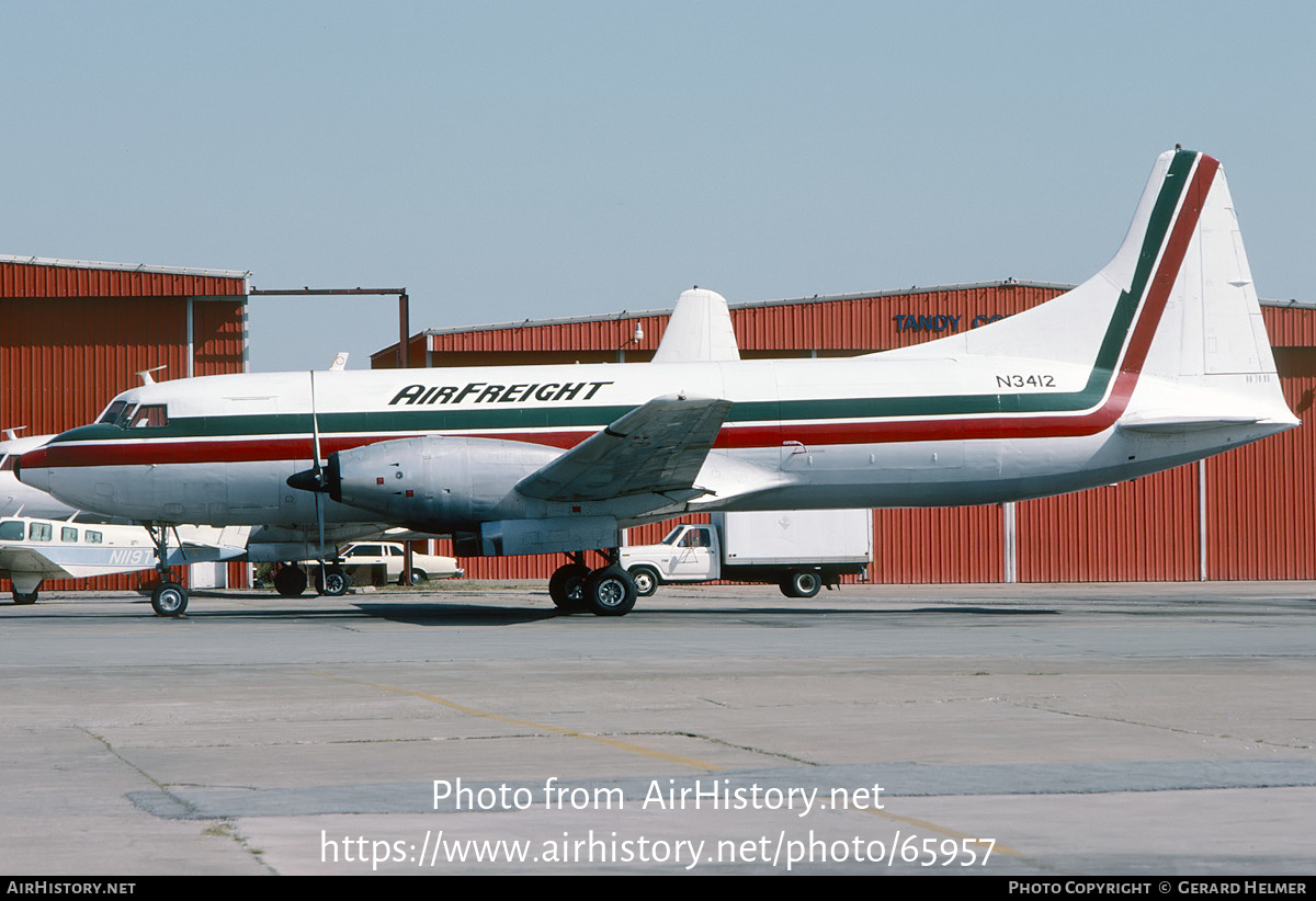 Aircraft Photo of N3412 | Convair 640 | CF AirFreight | AirHistory.net #65957