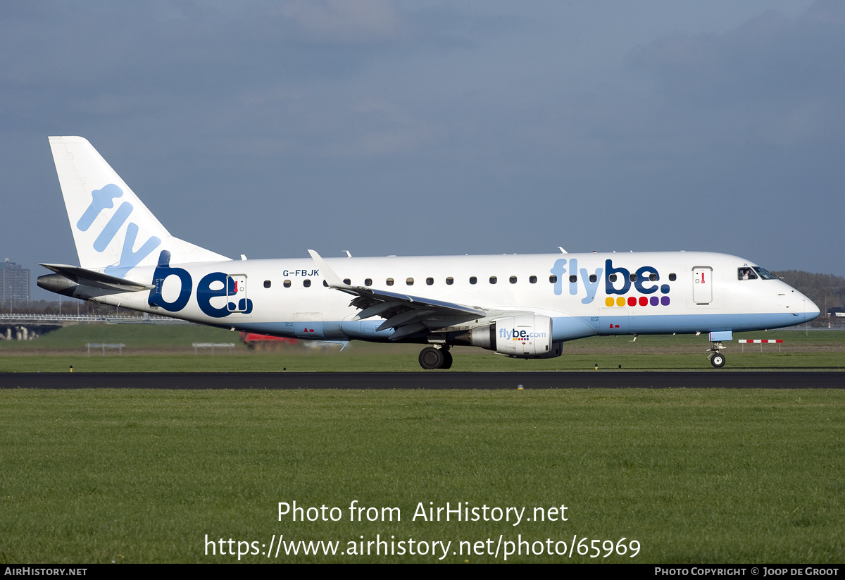 Aircraft Photo of G-FBJK | Embraer 175LR (ERJ-170-200LR) | Flybe | AirHistory.net #65969