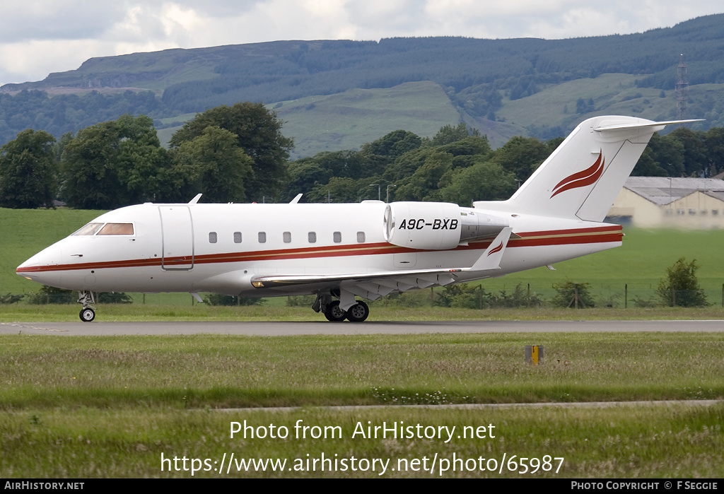 Aircraft Photo of A9C-BXB | Bombardier Challenger 604 (CL-600-2B16) | AirHistory.net #65987