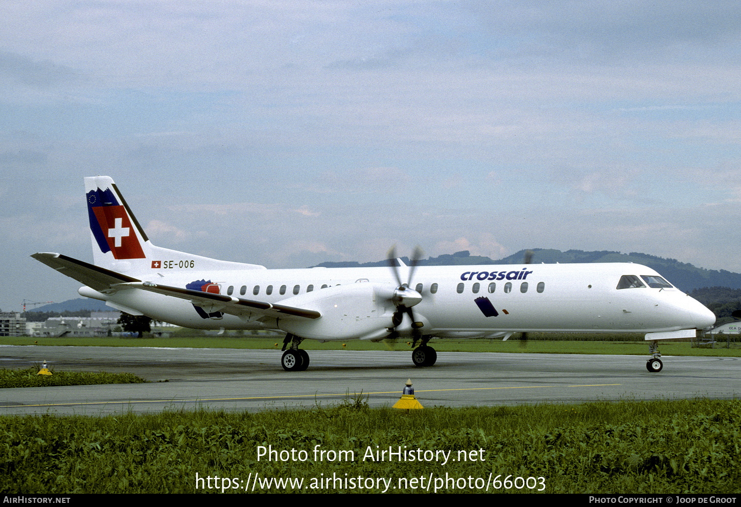 Aircraft Photo of SE-006 | Saab 2000 | Crossair | AirHistory.net #66003