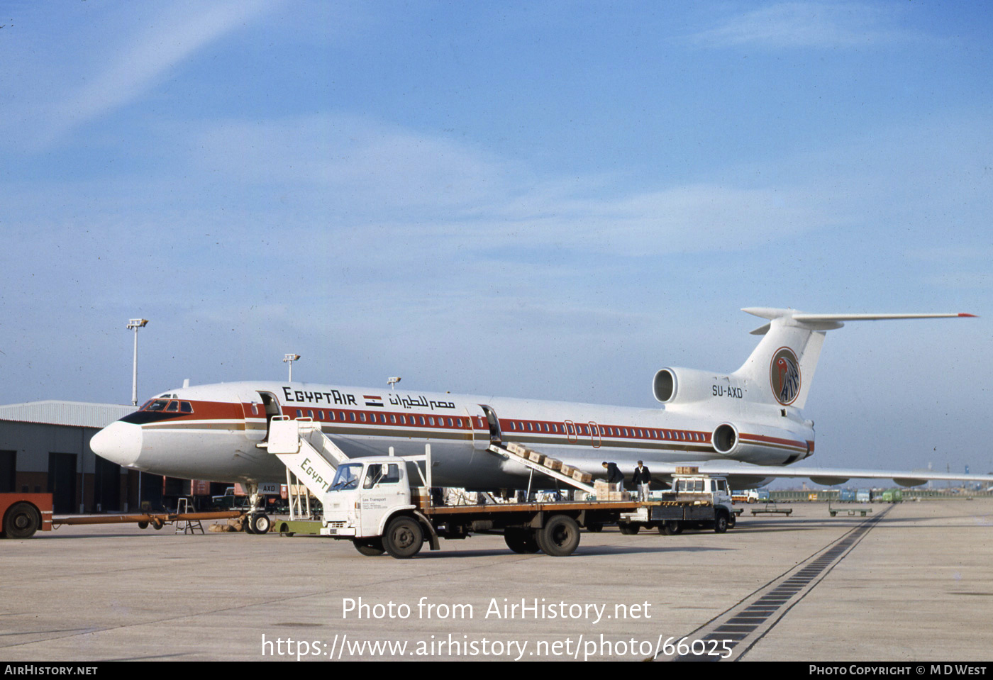 Aircraft Photo of SU-AXD | Tupolev Tu-154 | EgyptAir | AirHistory.net #66025