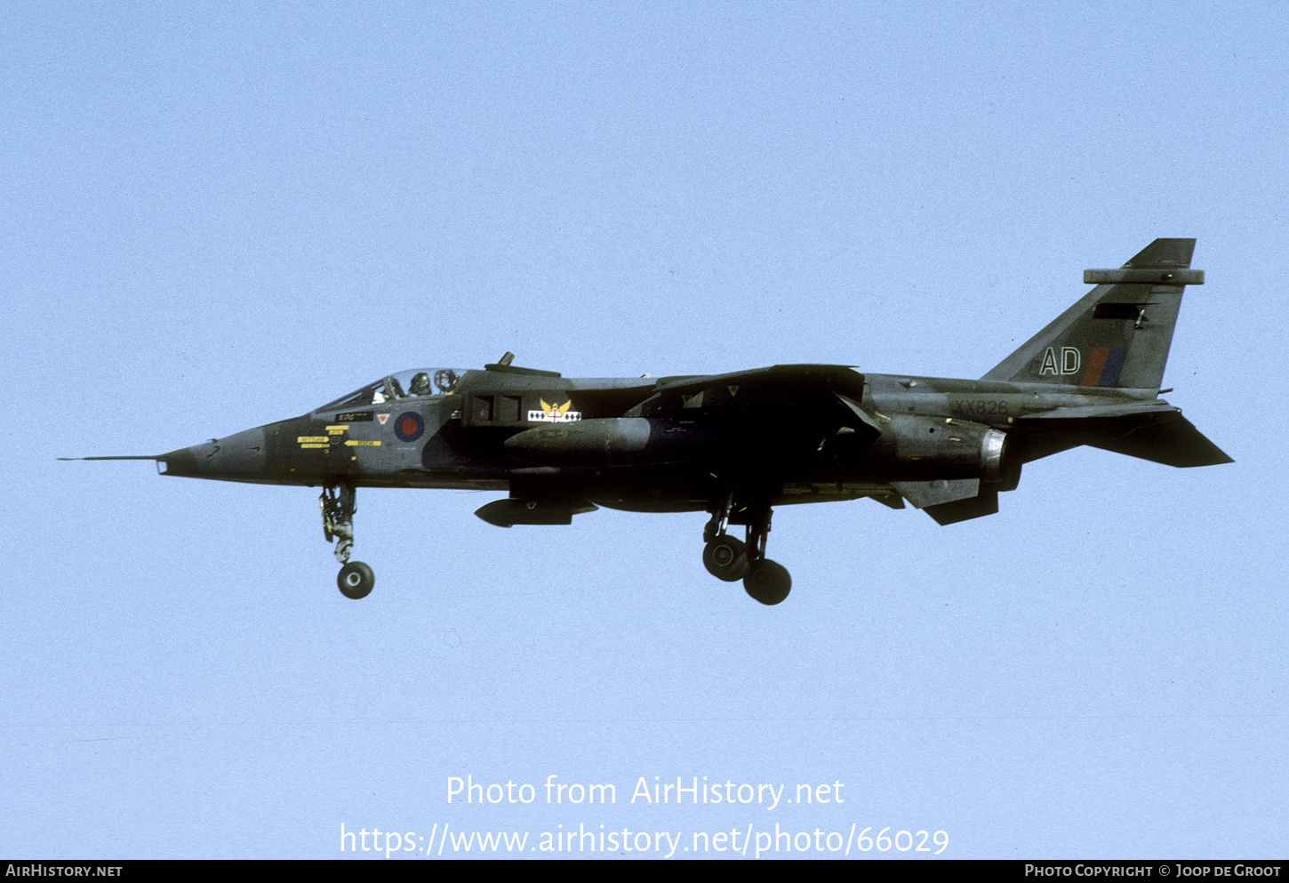 Aircraft Photo of XX826 | Sepecat Jaguar GR1 | UK - Air Force | AirHistory.net #66029