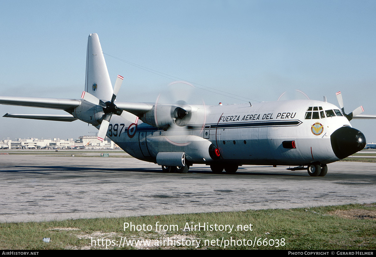 Aircraft Photo of 397 | Lockheed L-100-20 Hercules (382E) | Peru - Air Force | AirHistory.net #66038