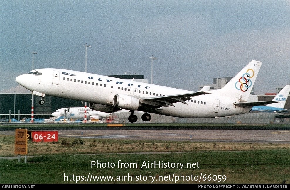 Aircraft Photo of SX-BKK | Boeing 737-4Q8 | Olympic | AirHistory.net #66059