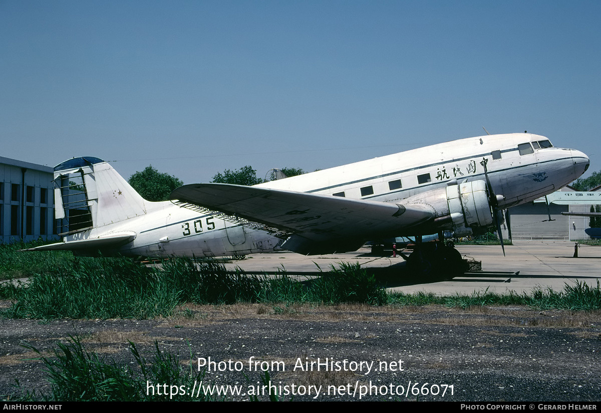 Aircraft Photo of 305 | Lisunov Li-2T | CAAC - Civil Aviation Administration of China | AirHistory.net #66071