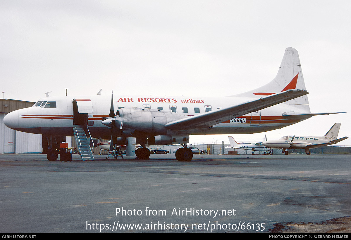 Aircraft Photo of N968N | Convair 580 | Air Resorts Airlines | AirHistory.net #66135