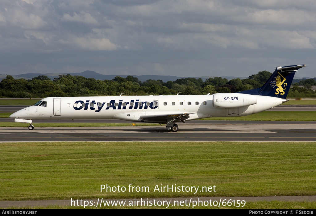 Aircraft Photo of SE-DZB | Embraer ERJ-145EP (EMB-145EP) | City Airline | AirHistory.net #66159