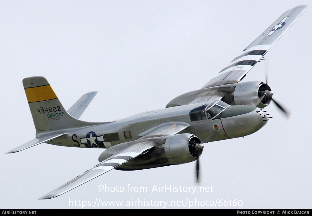 Aircraft Photo of N167B / 434602 | Douglas A-26B Invader | Scandinavian Historic Flight | USA - Air Force | AirHistory.net #66160