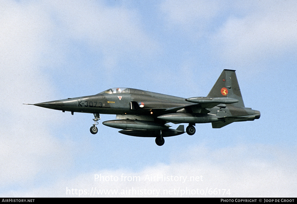 Aircraft Photo of K-3073 | Canadair NF-5A | Netherlands - Air Force | AirHistory.net #66174