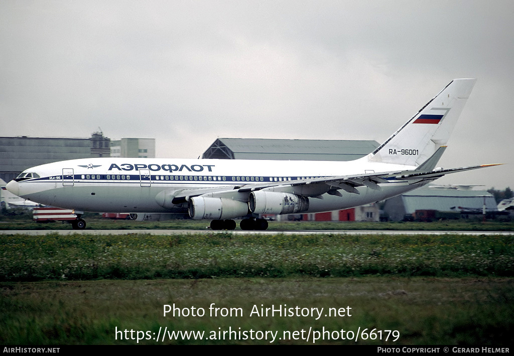 Aircraft Photo of RA-96001 | Ilyushin Il-96 | Aeroflot | AirHistory.net #66179