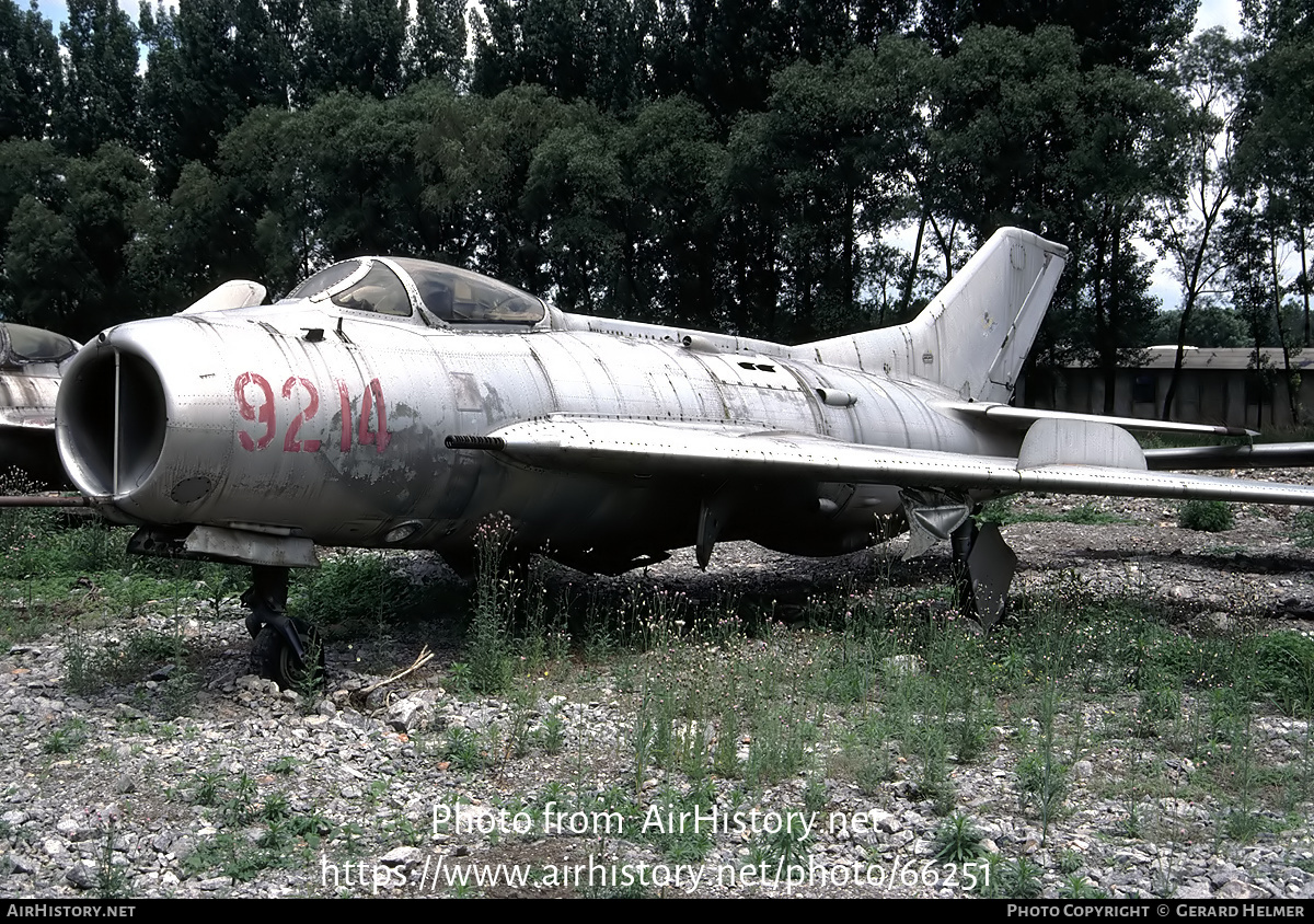 Aircraft Photo of 9214 | Shenyang J-6 | China - Air Force | AirHistory.net #66251