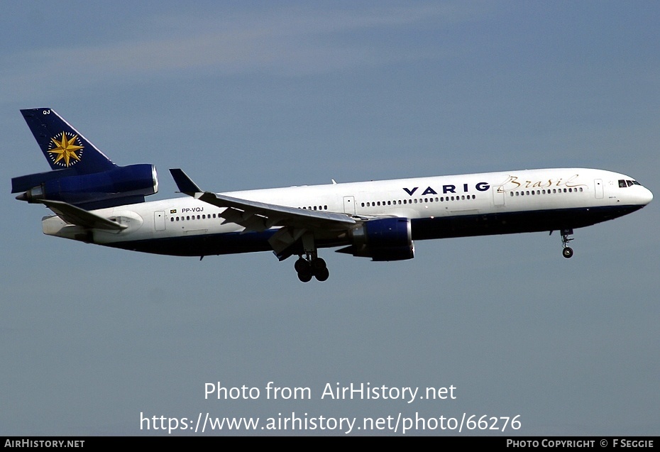 Aircraft Photo of PP-VQJ | McDonnell Douglas MD-11/ER | Varig | AirHistory.net #66276