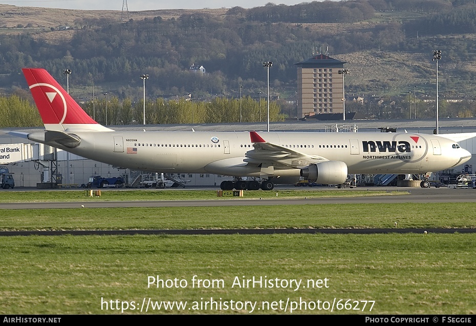 Aircraft Photo of N805NW | Airbus A330-323 | Northwest Airlines | AirHistory.net #66277