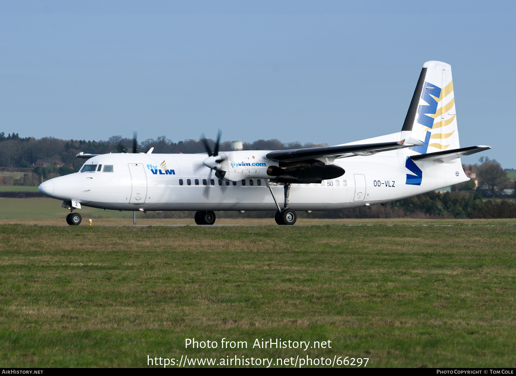 Aircraft Photo of OO-VLZ | Fokker 50 | VLM Airlines | AirHistory.net #66297