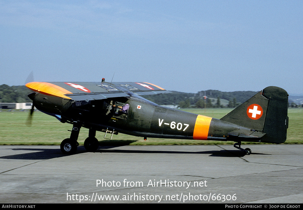 Aircraft Photo of V-607 | Dornier Do-27H-2 | Switzerland - Air Force | AirHistory.net #66306