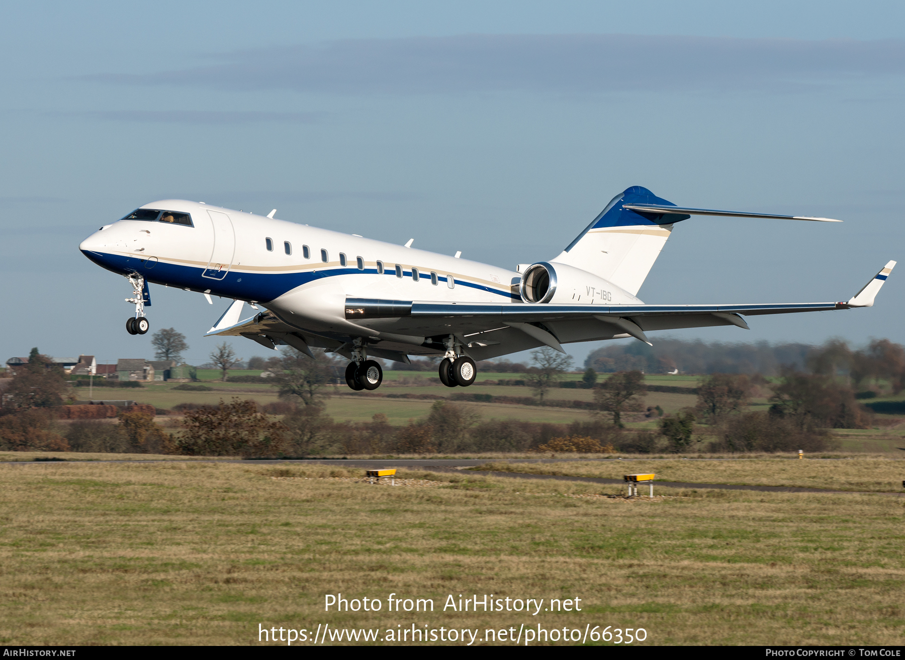 Aircraft Photo of VT-IBG | Bombardier Global 5000 (BD-700-1A11) | AirHistory.net #66350