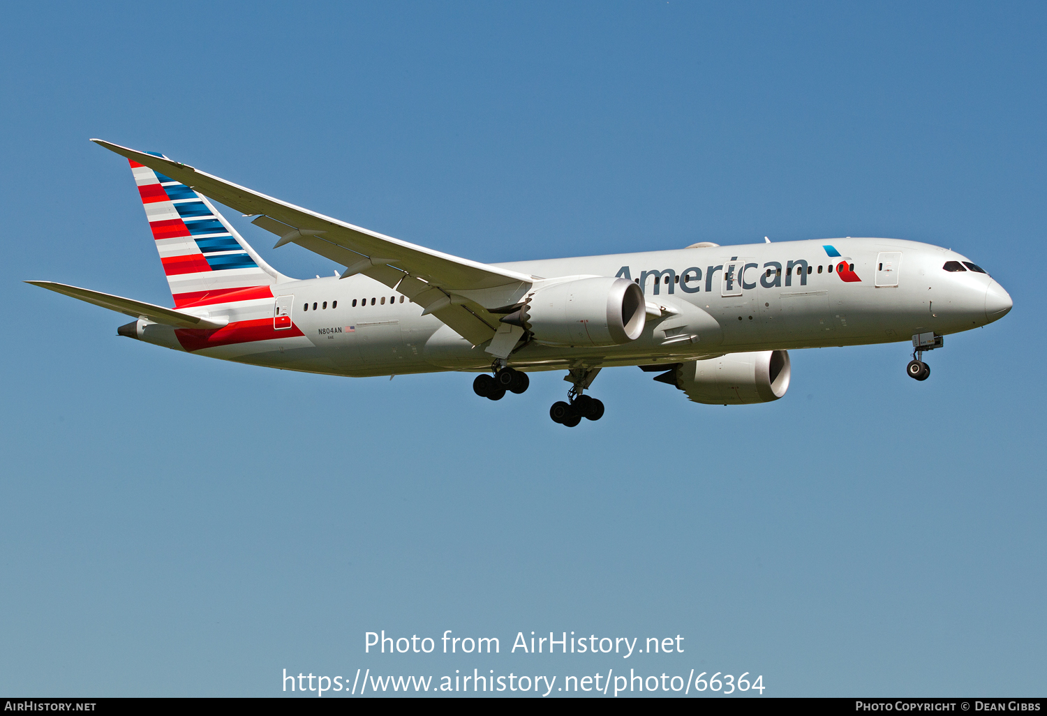 Aircraft Photo of N804AN | Boeing 787-8 Dreamliner | American Airlines | AirHistory.net #66364