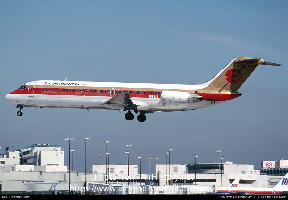 Aircraft Photo of N13512 | McDonnell Douglas DC-9-32 | Continental Airlines | AirHistory.net #66399