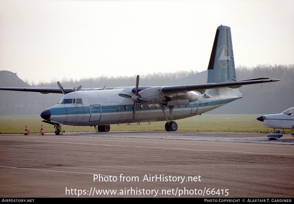 Aircraft Photo of LX-LGA | Fokker F27-100 Friendship | Luxair | AirHistory.net #66415