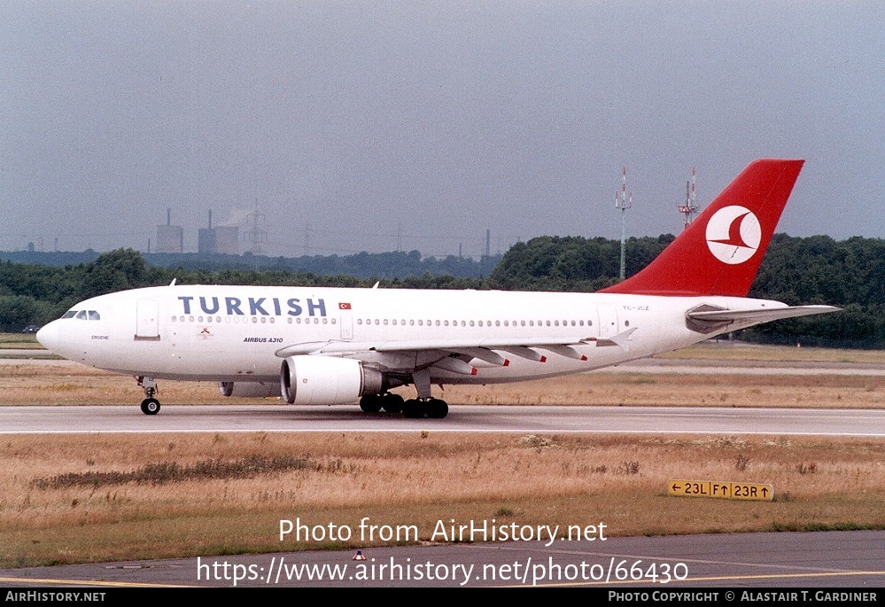 Aircraft Photo of TC-JCZ | Airbus A310-304 | Turkish Airlines | AirHistory.net #66430