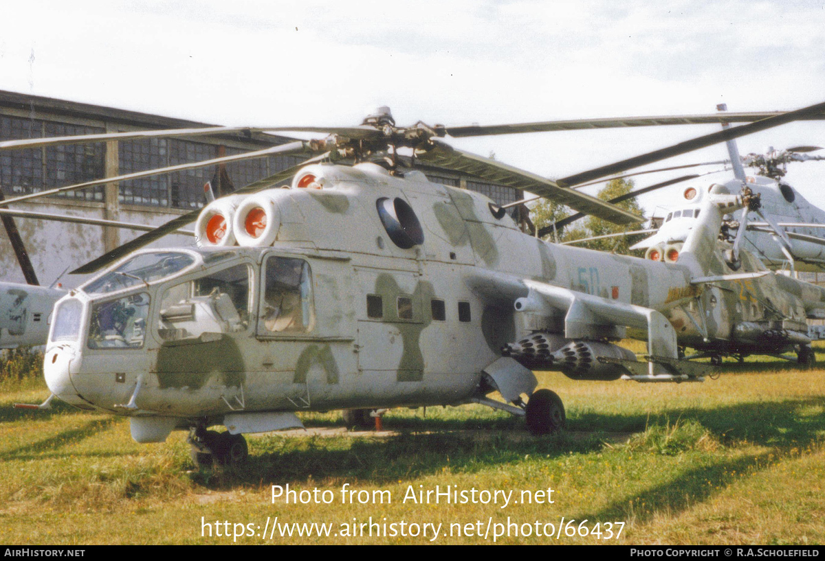 Aircraft Photo of 50 blue | Mil Mi-24A | Russia - Air Force | AirHistory.net #66437