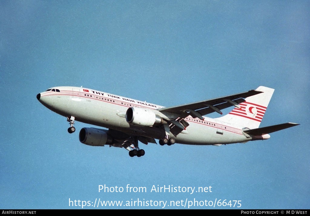 Aircraft Photo of TC-JCO | Airbus A310-203 | THY Türk Hava Yolları - Turkish Airlines | AirHistory.net #66475