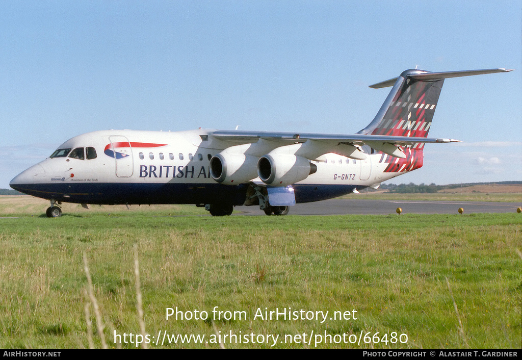 Aircraft Photo of G-GNTZ | British Aerospace BAe-146-200A | British Airways | AirHistory.net #66480