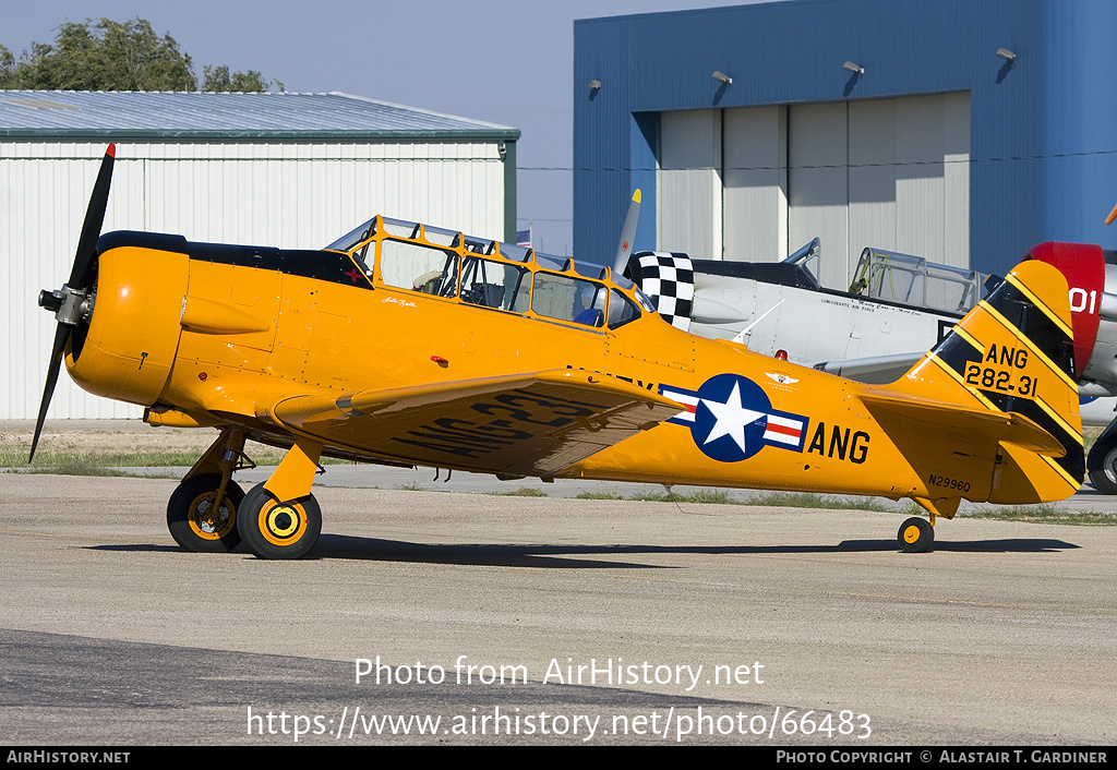 Aircraft Photo of N2996Q / 282-31 | North American T-6G Texan | USA - Air Force | AirHistory.net #66483