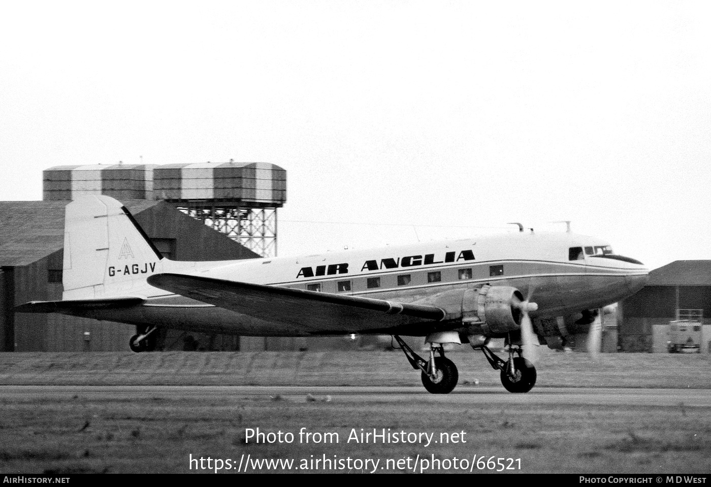 Aircraft Photo of G-AGJV | Douglas C-47A Dakota Mk.3 | Air Anglia | AirHistory.net #66521