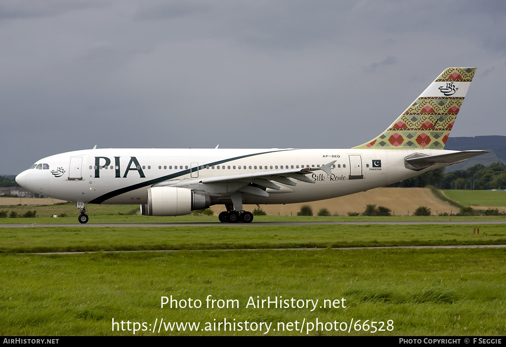 Aircraft Photo of AP-BEG | Airbus A310-308 | Pakistan International Airlines - PIA | AirHistory.net #66528