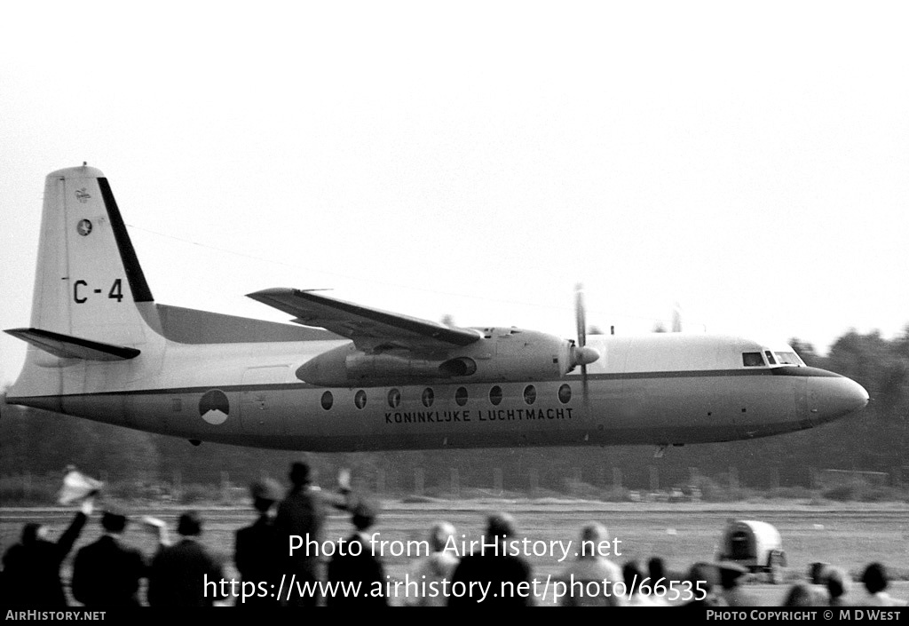 Aircraft Photo of C-4 | Fokker F27-300M Troopship | Netherlands - Air Force | AirHistory.net #66535