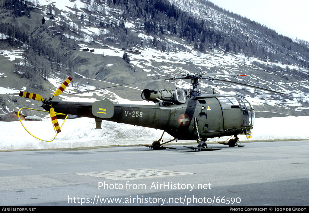 Aircraft Photo of V-259 | Sud SE-3160 Alouette III | Switzerland - Air Force | AirHistory.net #66590