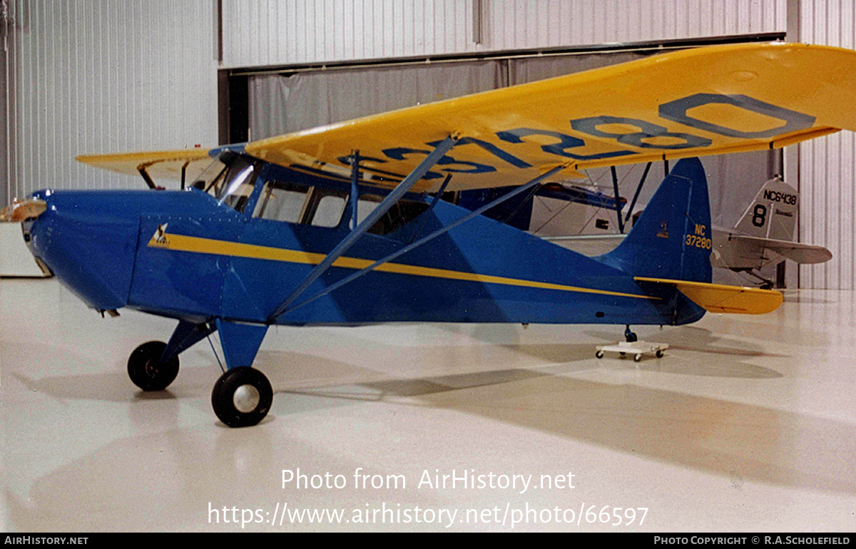 Aircraft Photo of N37280 / NC37280 | Interstate S-1A Cadet | AirHistory.net #66597