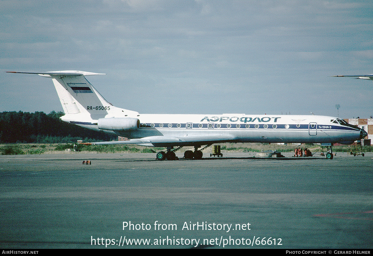 Aircraft Photo of RA-65065 | Tupolev Tu-134A-3 | Aeroflot | AirHistory.net #66612