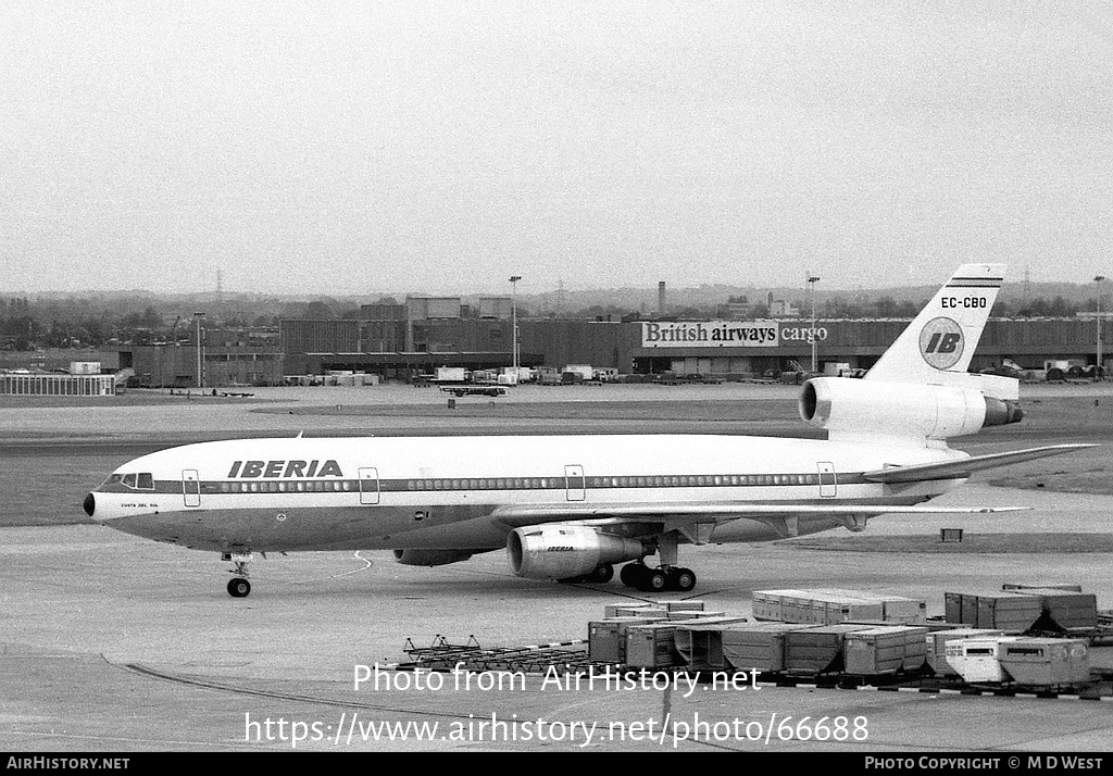 Aircraft Photo of EC-CBO | McDonnell Douglas DC-10-30 | Iberia | AirHistory.net #66688